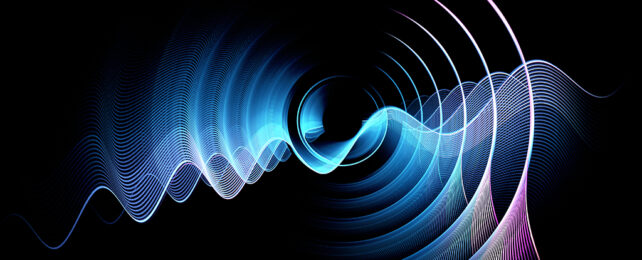 abstract blue waves