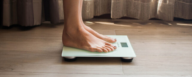 Feet on scales