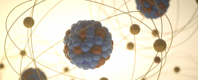 artist's depiction of an atom